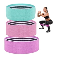 3 Stück / Set Widerstandsbänder Set Pull Rope Elastic Bands für Fitnessgeräte Fitness Yoga Workout Booty Band