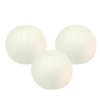 3 Stück Stick Wandkugeln Klebrige Zielkugel Fluoreszierende Deckenkugel Anti-Stress Dekompression Spielzeug Weiß