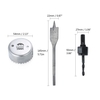 3 stücke / 6 stücke Kohlenstoffstahl Lochsäge Set Türschloss Installation Kit Metall Bohren Holz Bohrer Sphärische Professionelle Werkzeug für Schwere