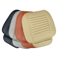 3 Stücke Autositzbezug Atmungsaktive Bambus Pad Matte Pu-leder für Auto Stuhl Kissen