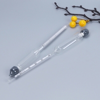 3 stücke Ein Satz 0-100% Kit Professionelle Alkoholometer Konzentrationsmesser für Wein Alkohol Whisky mit Das Thermometer