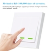 3 STÜCKE eWeLink Taster Wandleuchte Schalter Fernbedienung 3 Gang 86 Typ EIN / AUS Schalter Panel 433 MHz Drahtlose RF Fernbedienung Sender mit Aufkleber Freie Position Flexible Für Zuhause Wohnzimmer Schlafzimmer