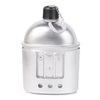 3 stücke Kochgeschirr Set Aluminium Military Kantine Tasse Holzofen Set mit Tasche für Camping Wandern Rucksack