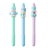 3 stücke Nette Dekompression Gelstifte 0, 38 mm Schwarz Tinte Stift Spaß Stressabbau Stifte Top Rotation Glattes Schreiben für Büro Schule Kinder Studenten Schreibwaren