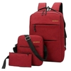3 stücke Rucksack Combo Set Laptop Rucksack Wasserdicht Business Reisetasche mit USB Lade Port College Schule Computer Rucksack Reise casual Wandern Daypack 16 Zoll Computer