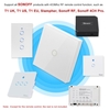 3 STÜCKE SONOFF T433 86 Typ Luxus Wand Touch Panel Klebrig 433 MHz Wireless RF Fernbedienung Sender Automatisierungsmodule 1 Gang Unterstützung Alle SONOFF RF 433 MHz Produkte Control Treppenlicht Lampe