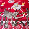 3 teile / satz Weihnachten Santa Bettwäsche Set Mikrofaser 3D Gedruckt Ausgestattet Bettlaken + Kissenbezug + Bettlaken Set Weihnachten schlafzimmer Dekorationen