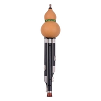 3-Ton C-Taste Hulusi Kürbis Kürbisflöte Ebenholzpfeifen Chinesisches traditionelles Instrument