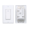 3-Wege Smart Light Dimmer Switch In-Wall WiFi Smart Switch Kompatibel mit Alexa und Google Assistant und IFTTT Kein Hub erforderlich Fernbedienung Neutralkabel erforderlich Schalter mit Zeitplan-Timer
