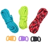 3 x 2, 5 m Paracord 7 Strand Fallschirm Schnur im freien Notfall überleben Hand gestrickte DIY Werkzeugsätze