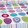 3 x Bettwäsche Set 230 * 230 CM überprüft Runde gedruckte Muster Polyester Faser Patchwork Quilt Kuschel Kissen Fällen Bettwäsche Heimtextilien