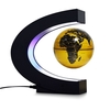 3 Zoll Magnetic Levitation Floating Globe Weltkarte Globe mit C-förmigen LED-Leuchten für den Unterricht in Home Office Schreibtischdekoration