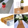 30 * 275cm / 1 * 9ft Sparkly Glitz Sequin Tischläufer für Festliche Feier-Ereignis-Hochzeit