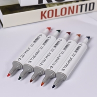 30 Farben Dual Twin Tip Marker Marking Pens Kunst Sketch Highlighters für bunte Grafik Zeichnung Coloring Painting Highlighting Unterstreichung