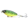 3.0in / 0.2oz Topwater Soft Rotating Fishing Lure Bionic Hard Bait mit Drilling Lebensechte Kunstköder Floating Crankbait für Barsch Hecht Salzwasser Süßwasser