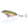 3.0in / 0.2oz Topwater Soft Rotating Fishing Lure Bionic Hard Bait mit Drilling Lebensechte Kunstköder Floating Crankbait für Barsch Hecht Salzwasser Süßwasser