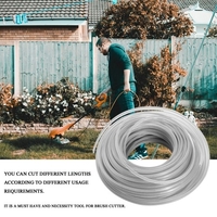 3, 0mm £ Trimmer Drahtseil Schnur Linie Rasentrimmer Linie Innen mit Stahldraht Freischneider Ersatzdraht Gartengeräte
