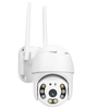 3.0MP Drahtlose WiFi-Überwachungskamera für den Außenbereich 360°-Ansicht 1080P WiFi-Heimüberwachungskamera mit Schwenk-/Neige-Farbe Nachtsicht 2-Wege-Audio-Bewegungserkennung Fernzugriff IP66 Wetterfeste Tuya Smart APP