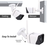 3.0MP drahtlose WIFI HD IP Kamera 3.6mm 1 / 2.7 "CMOS H.265 P2P Onvif 36pcs IR Lampen Nachtsicht IR-CUT Bewegungserkennung Telefon APP Steuerung Indoor / Outdoor Wasserdicht Home Security
