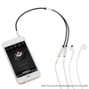 3.5-mm-Audio-Splitter-Kabel AUX Stereo 1 Stecker auf 2 weiblich Kopfhörer-Verlängerungskabel Adapter für Smart Phone Tablet PC Laptop andere 3.5-mm-Audio-Geräte Schwarz