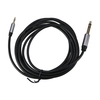 3, 5 mm auf 6, 5 mm Audiokabel 3, 5 mm auf 6, 5 mm Stecker auf Stecker Verbindungskabel Aluminiumlegierungsgehäuse für Telefon Laptop Stereo 0, 3 m Schwarz