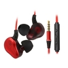 3, 5-mm-In-Ear-Sportkopfhörer mit Mikrofon Line Control-Kopfhörer Dual-Dynamic-Headset Kopfhörer mit schwerem Bass-Sound und 1, 2-m-Kabelkopfhörer für Telefone Tablet-Laptops mit 3, 5-mm-Schnittstelle