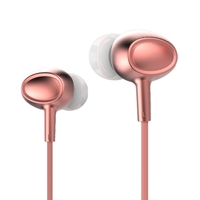 3, 5-mm-Kabel-Kopfhörer In-Ear-Stereo-Musik-Headset Smartphone-Kopfhörer Freisprecheinrichtung mit Mikrofon Inline-Steuerung