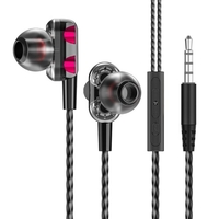 3, 5-mm-kabelgebundene Ohrhörer mit Geräuschisolierung Tragbar im Ohrkopfhörer-Sport-Headset Kompatibel mit MP3-Playern für iOS-Android-Smartphones
