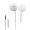 3, 5-mm-Kabelgebundener Kopfhörer mit Mikrofon halbes In-Ear-Headset Musik-Kopfhörer Smartphone-Ohrhörer Inline-Steuerung