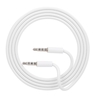 3, 5-mm-Klinkenstecker AUX-Audiokabel Stecker auf Stecker Stereo-Audio-Verlängerungskabel,  weiß
