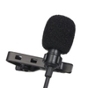 3, 5 mm Mini-Kragenmikrofon 1, 5 m Kabel Clip Reversmikrofon Hochempfindliches Mikrofon mit Aufbewahrungstasche Audioadapterkabel für Smartphone-Laptop-PC
