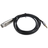 3, 5 mm zu XLR-Audiokabel 3, 5 mm Stecker zu Kanone Buchse Gitarrentelefon Soundkartenmischer Anschlussleitung 1, 5 m Schwarz