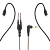 3.5mm verdrahtet Kopfhörer Audiokabel Ersatz Ohrhörer MMCX Stecker abnehmbar für Shure SE215 / SE315 / SE425 / SE535 UE900 Ultrazone IQ für Sony Ohrhörer