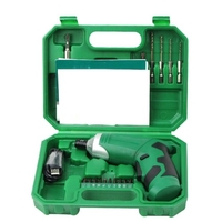 3, 6-V-Akku-Bohrschrauber-Kit mit flexibler Welle,  180 ° drehbarer Griff LED-Licht Wiederaufladbare Lithiumbatterie-Bohrwände Ziegel Holz Metall für Heimwerkerprojekte