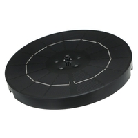 3, 8 W Große Durchmesser 190MM Wasserpumpe Solar Brunnen mit Nacht Bunte Atmen Licht 6 Düsen Garten Landschaft 1800mAh Batterie