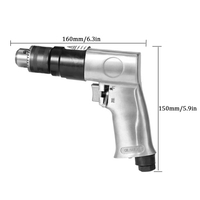 3/8 Zoll Professionelle Luftbohrmaschine Rotationsweg Reversible Pneumatische Werkzeuge für DIY Möbel Maschinenproduktion Wartung
