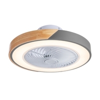 AC220V Deckenventilator mit Beleuchtung mit Fernbedienung Deckenventilator Lampe 3-Farben-Licht 3-Gang-Wind-Deckenlampe für Schlafzimmer Wohnzimmer Esszimmer