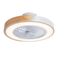 AC220V Deckenventilator mit Beleuchtung mit Fernbedienung Deckenventilator Lampe 3-Farben-Licht 3-Gang-Wind-Deckenlampe für Schlafzimmer Wohnzimmer Esszimmer