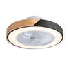 AC220V Deckenventilator mit Beleuchtung mit Fernbedienung Telefon APP-Steuerung Deckenventilator Lampe 3-Farben Licht Stufenloses Dimmen 3-Gang Wind Deckenlampe für Schlafzimmer Wohnzimmer Esszimmer