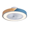 AC220V Deckenventilator mit Beleuchtung mit Fernbedienung Telefon APP-Steuerung Deckenventilator Lampe 3-Farben Licht Stufenloses Dimmen 3-Gang Wind Deckenlampe für Schlafzimmer Wohnzimmer Esszimmer