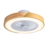 AC220V Deckenventilator mit Beleuchtung mit Fernbedienung Telefon APP-Steuerung Deckenventilator Lampe 3-Farben Licht Stufenloses Dimmen 3-Gang Wind Deckenlampe für Schlafzimmer Wohnzimmer Esszimmer