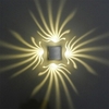 AC85-265V 3W LED quadratische Wandlampe aushöhlen Palm Design Wandleuchte