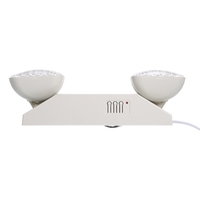 AC85-265V LED-Notlichtlampe mit zwei einstellbaren 1800-mAh-Batterien zur Wandmontage für gewerbliche Wohngebäude und Keller
