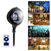 AC85V-240V 5W LEDs Mini Projektor Licht mit Fernbedienung Unterstützte Geschwindigkeit Einstellbarer Timer Timing Zeiteinstellung Indoor Outdoor IP65 Wasserbeständigkeit Schnee Fallende Landschaft Lampe