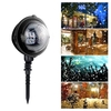 AC85V-240V 5W LEDs Mini Projektor Licht mit Fernbedienung Unterstützte Geschwindigkeit Einstellbarer Timer Timing Zeiteinstellung Indoor Outdoor IP65 Wasserbeständigkeit Schnee Fallende Landschaft Lampe