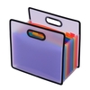Accordian Expanding File Folder A4 Aktenschrank aus Papier 12 Taschen Rainbow Coloured Portable Receipt Organizer