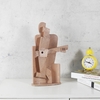 Accordion Player Kreative Dekoration Sandstein Textur Gefühl Handwerk Abstrakte Charakter Skulptur Wohnzimmer Einrichtungsgegenstände