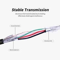 ACHTUNG USB2.0-Druckerkabel Stecker auf Stecker 8m / 26.25ft-Scannerkabel für HP / Canon / Epson (Schwarz)