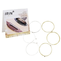 Acoustic Folk-Gitarre Saiten Ersatz des vollen Satz 6pcs (0, 009-0, 045) Stahlkern Kupferlegierung Wunde mit End-Kugel Medium Tension