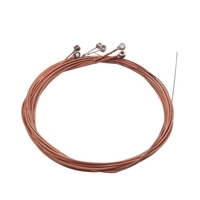 Acoustic Folk Guitar String Set Saiten Edelstahl Drahtkern Kupferlegierung gewickelt,  6 Stück / Packung (.007-.047)